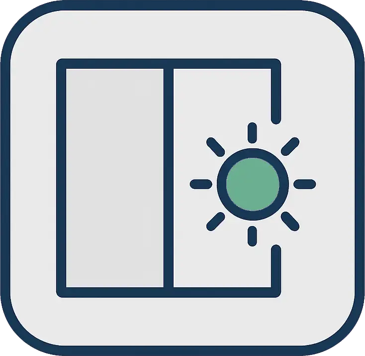 Icoon Privacy & Licht